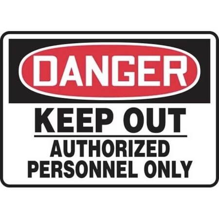 Accuform OSHA DANGER SAFETY SIGN KEEP OUT  MADM007VP MADM007VP